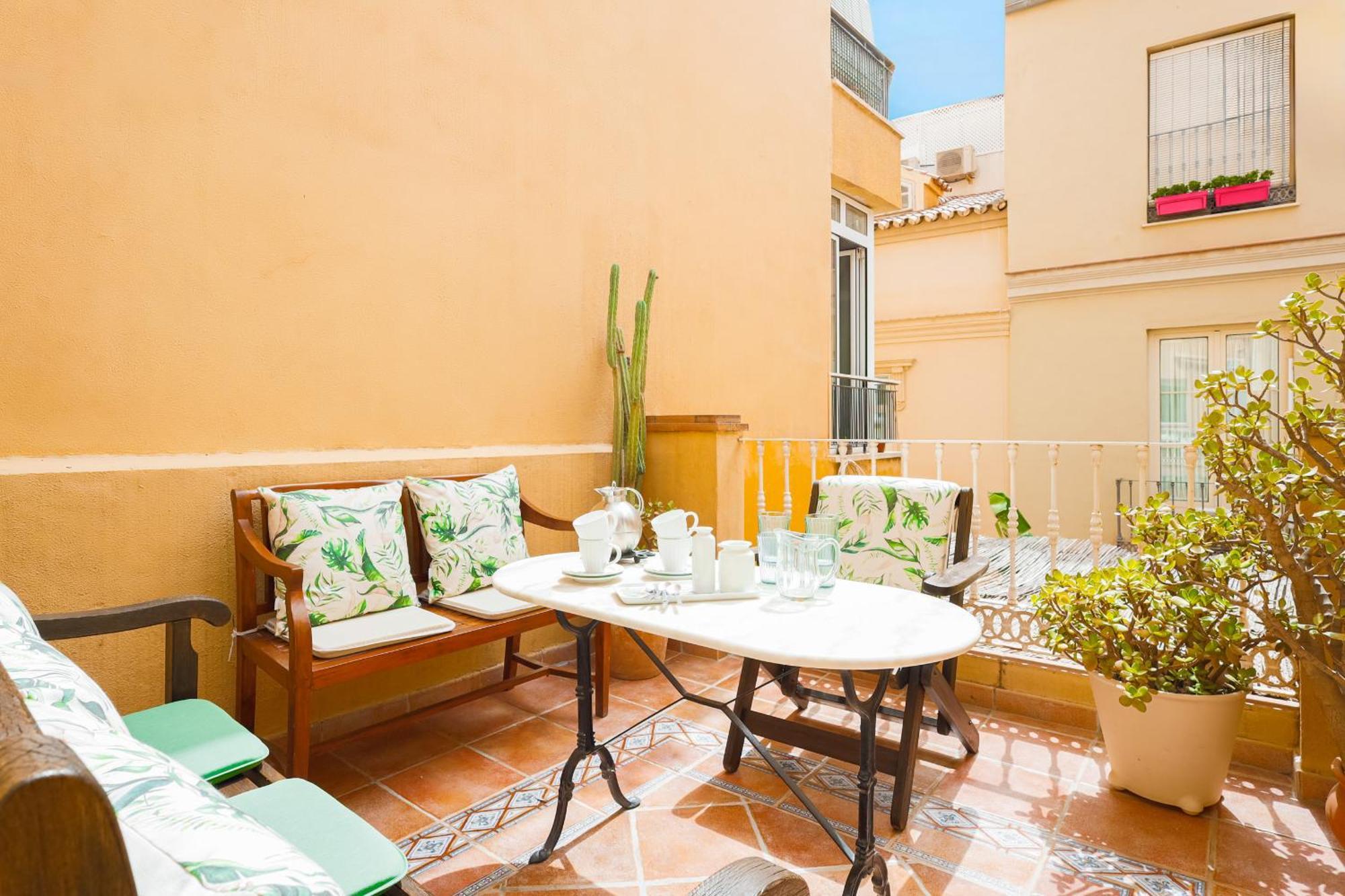 C92 - Rustic Two Bedrooms Apartment With Terrace Málaga Eksteriør bilde